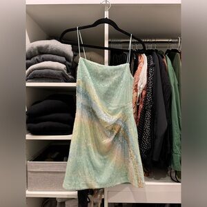 NWT | SIMKHAI FRANKY MARBLE MINI DRESS